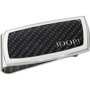 JOOP! Herren Echtschmuck Geldklammer Edelstahl Carbon