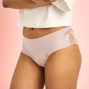 Teens Hipster Seamless Lace muted mauve