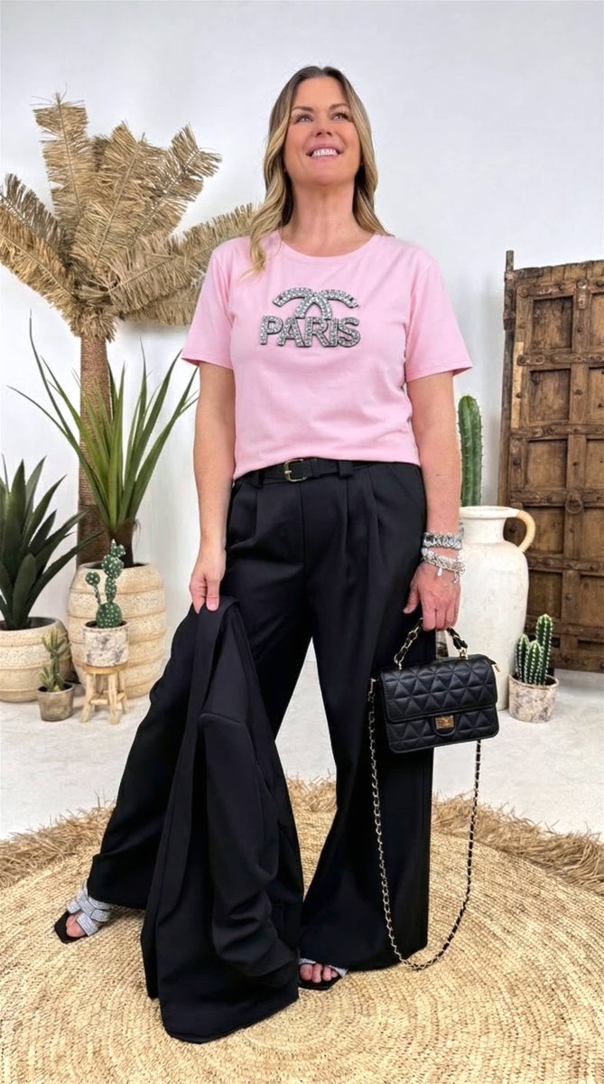 T-Shirt Paris *Rosa* – Bild 3