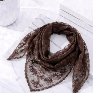 Spitzentuch Vintage Lace *Schoko*
