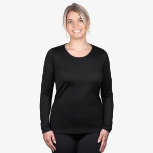 PURE MERINO Langarmshirt Damen